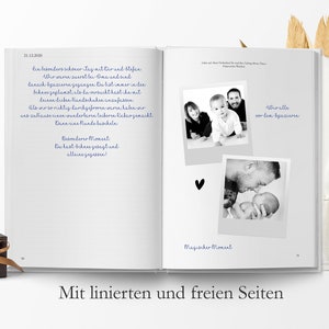 Familientagebuch Familienchronik Personalisiertes Geschenkbuch mit dem Namen der Familie und Familienmitglieder in Gold & Schwarz A4 image 2