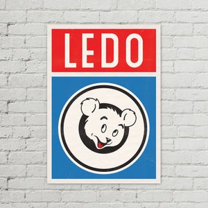 Ledo Medo 1970年代 ヴィンテージ ユーゴスラビア ポスター 壁装飾 ザグレブ
