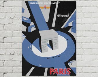 Poster Décoratif Vintage "1081 Yugoslavia Travel" - Art Mural Pour Bureau Ou Salon - Neuf