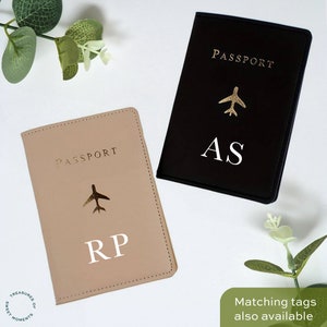 Personalised Passport Holder | Travel Set | Bridesmaid Gift | Gift for Her | Destination Wedding | Honeymoon | Newly Weds | His and Hers