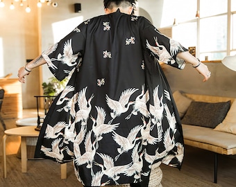 crane kimono jacket