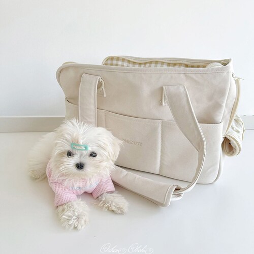 Pet Carrier Handbag for Dog Mom Travel Dog Tote Bag Puppy Etsy