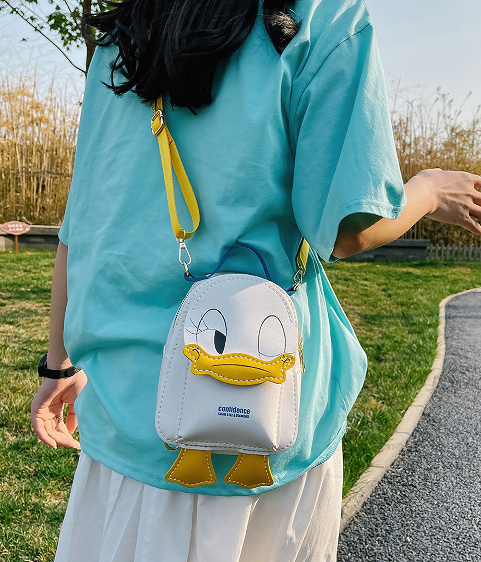 Donald Duck Leather Backpack DIY Caft Kit Daisy Duck Bag Etsy