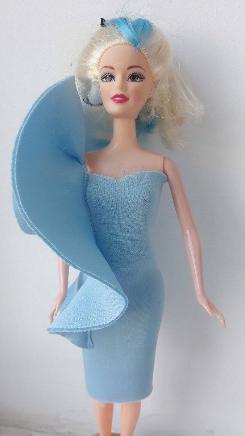 DIY Set 5 pcs Barbie clothes Making Kit Sewing Kit Doll Etsy