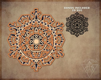 Download Snowflake Mandala Etsy