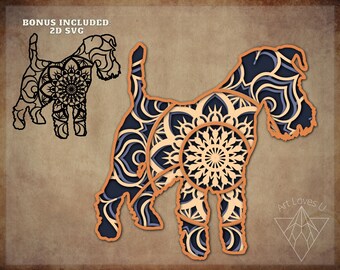 Download Dog Mandala Svg Etsy