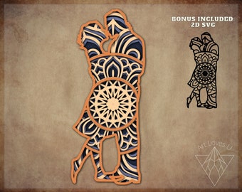 Download Couple Mandala Etsy