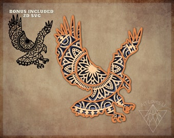 Free Free 143 Eagle Mandala Cricut SVG PNG EPS DXF File