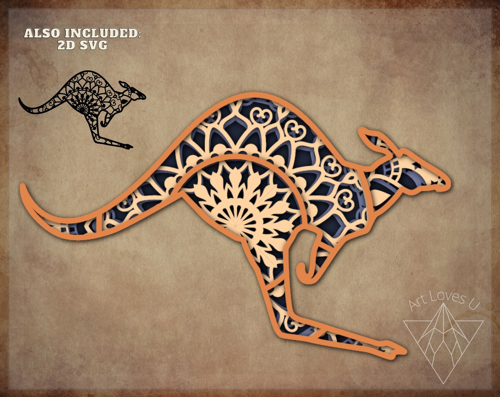 Free Free Kangaroo Mandala Svg 406 SVG PNG EPS DXF File