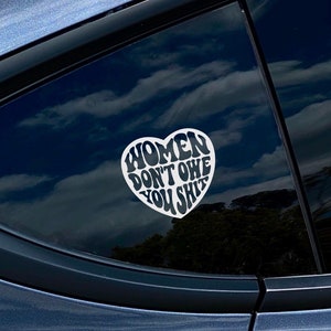 Feminist Vinyl Decal- Feminist Sticker | Car Stickers | Car Decal | Car Decals | Trendy Car Decal | Cute Decal | Car Decals For Women