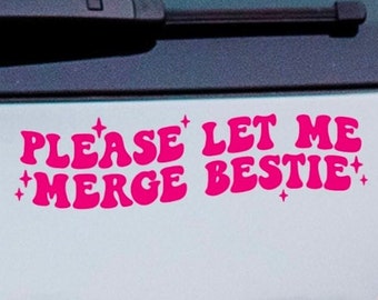 The Bitch Hot Pink White Full Color Decal The Bitch Hot Pink White Full Color Decal