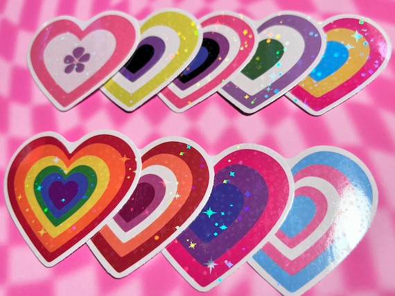 Pride Sticker Pack, LGBTQ Sticker, Planner Sticker, Pride Laptop Sticker, Gay Laptop Sticker, Pride Tumbler Sticker, Gay Waterbottle Sticker