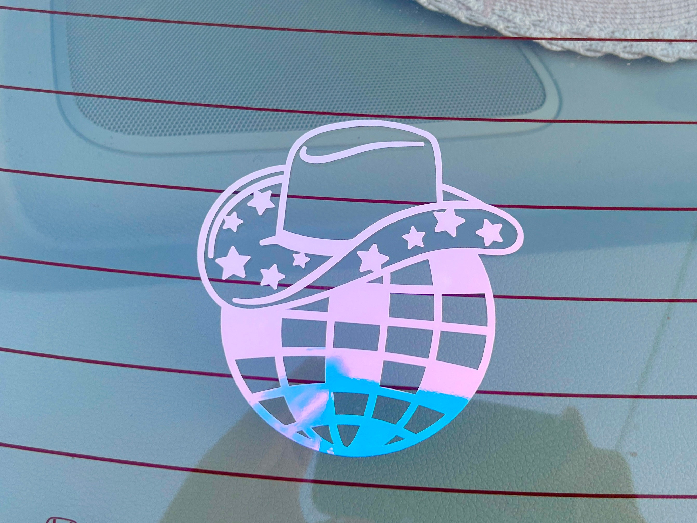 Western Design Disco Stickers
