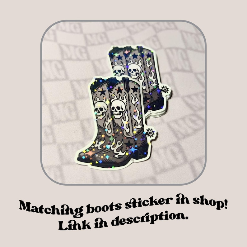 Matching Boots Sticker in the description.