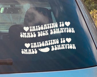 Tailgating Vinyl Decal - Funny Car Decal, Car Window Decal Sticker, Laptop Decal, Trendy Car Decal, Cute Decal, Car Decals For Women,