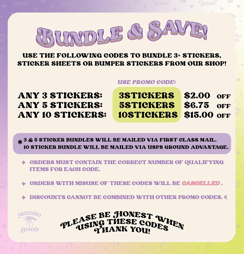 a purple and yellow flyer with a price tag