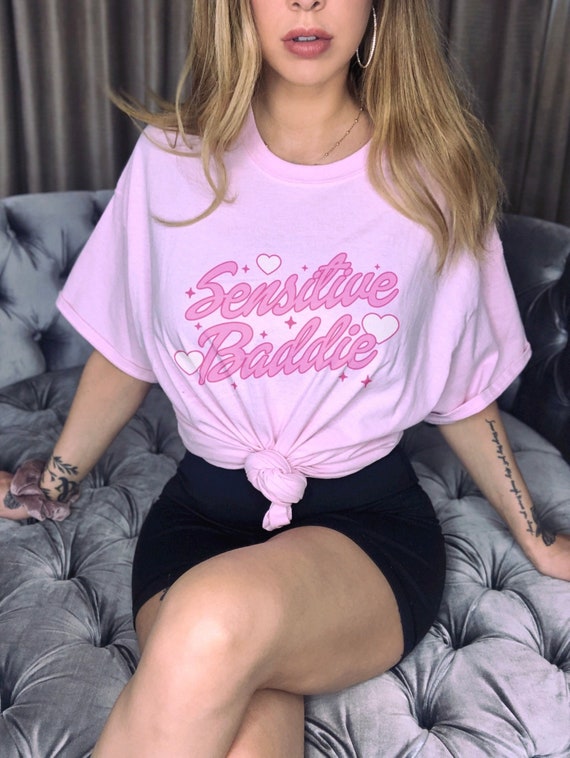 Baddie Shirt Sensitive Softgirl Aesthetic Clothes Y2K Aesthetic Top Mental  Health Shirt Vsco Clothing Trendy Clothes Bimbocore Y2k Shirt -  Canada