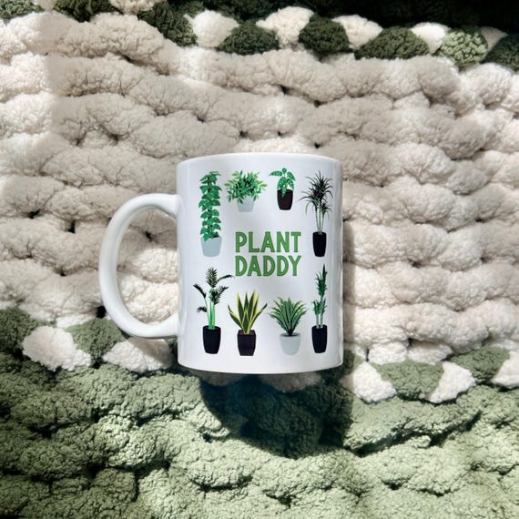 Plant Mug - Plant Daddy | Plant Daddy Mug | Plant Dad | Plant Dad Mug | Plant Gifts | Coffee Mug | Personalized Mug | Plant Lover Mug