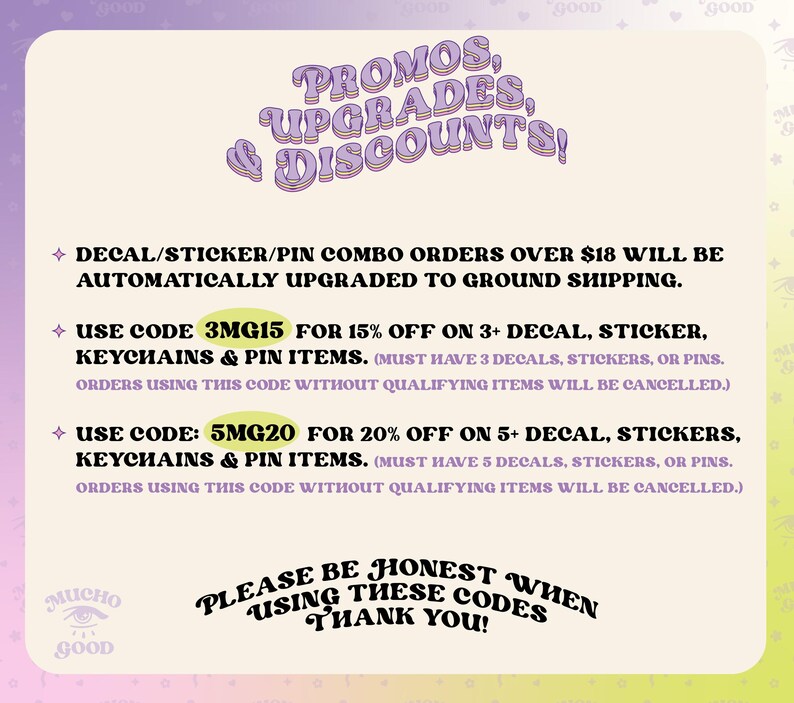 a flyer for a special order from the store