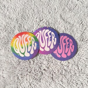 Queer Pride Sticker - LGBTQ Sticker Planner Sticker Pride Laptop Sticker Gay Laptop Sticker Pride Tumbler Sticker Gay Waterbottle Sticker image 6