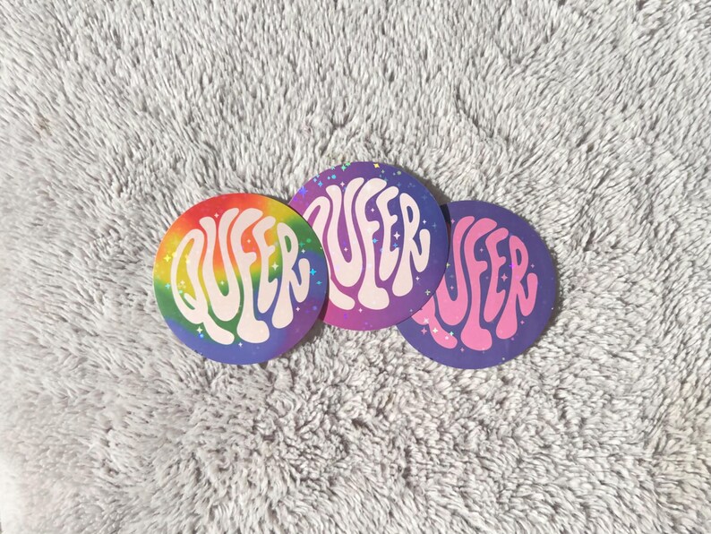 Queer Pride Sticker - LGBTQ Sticker Planner Sticker Pride Laptop Sticker Gay Laptop Sticker Pride Tumbler Sticker Gay Waterbottle Sticker image 6