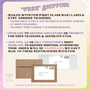 a flyer with a picture of a business card and envelope
