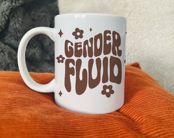 Genderfluid Pride Coffee Mug - Pride Mug | Funny Mug | LGBT Mug | LGBT Gift | Indie Mug | Funny Pun | LGBTQIA | Nonbinary | Non-Binary