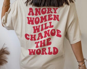 Feminist TShirt - Feminist Shirt, Vintage Aesthetic, Equal Rights, Empowered Woman, Feminist Gift, Trendy Shirt, Aesthetic Clothes