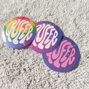Queer Pride Sticker -  LGBTQ Sticker Planner Sticker Pride Laptop Sticker Gay Laptop Sticker Pride Tumbler Sticker Gay Waterbottle Sticker