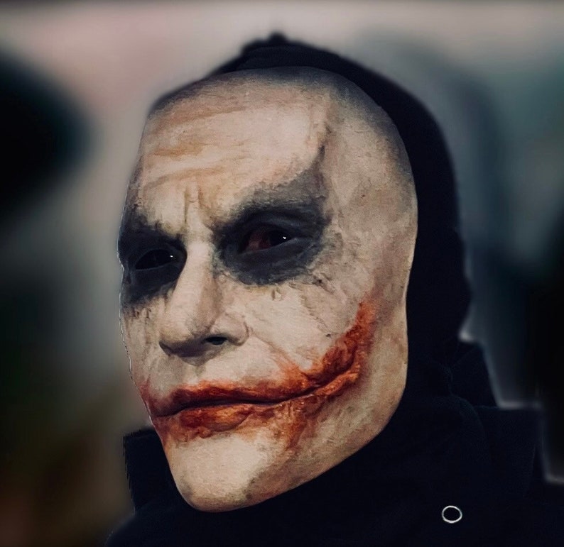 JOKER Mask heath Ledger Etsy