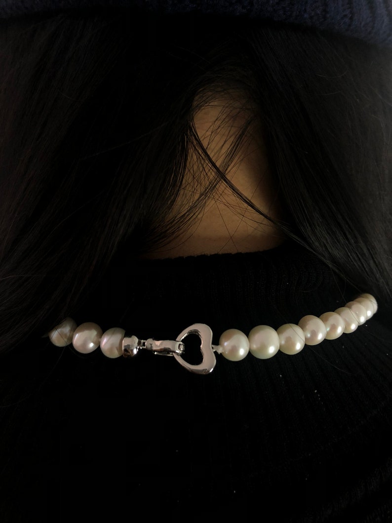 8-9mm white pearl necklace princess white 17.5/'/'45cm length high lustre no flaw gifts for her for mother B0013 AAA