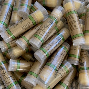 Bulk Lime Coconut lip balm with SPF-18 piece-natural chap stick-wholesale lip balm-lip moisturizer-soft lips-beauty products-shop products