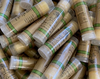 Bulk Lime Coconut lip balm with SPF-18 piece-natural chap stick-wholesale lip balm-lip moisturizer-soft lips-beauty products-shop products