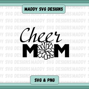 Cheer mom SVG PNG, Cheer mom shirt svg, Cheerleader svg design for shirt, mug or hat, cricut cut file