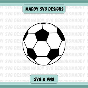 Ballon de football SVG, svg football, sport svg, football maman, png football, joueur de football, fichier pour cricut, football svg, ballon de football simple