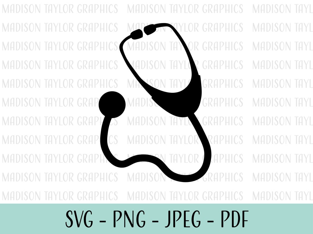 Nurse Doctor Stethoscope SVG Stethoscope for Doctor Etsy