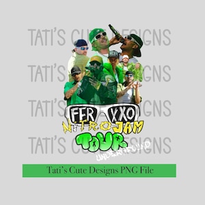 Feid Ferxxo PNG Collage Digital Download Concert Merch