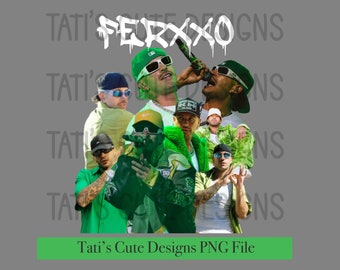 Feid Ferxxo PNG Collage Digital Download for Concert Merch