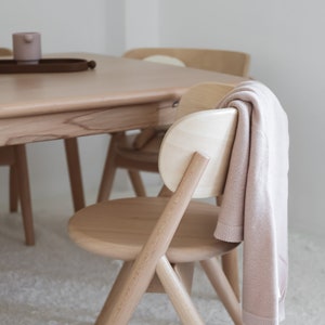 Small Beech Plywood Chair: Mikiya Kobayashi Design