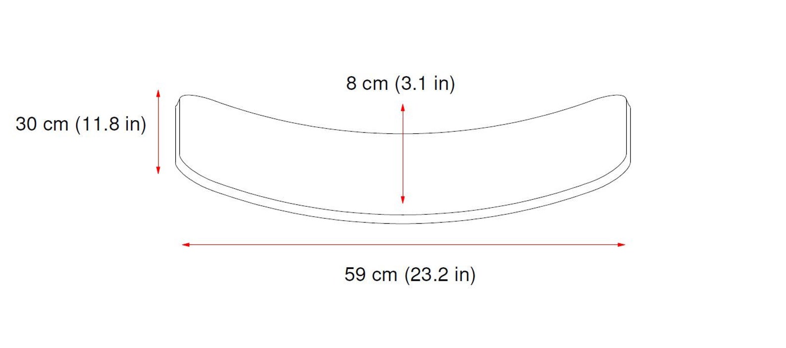 Little Arc / Wobble Board / Waldorf Board / Montessori Board/ Etsy