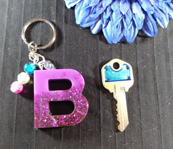 Christmas Keychain Multicolor Letter Resin Keyring Bag Charm Key Chain  Backpack Charm