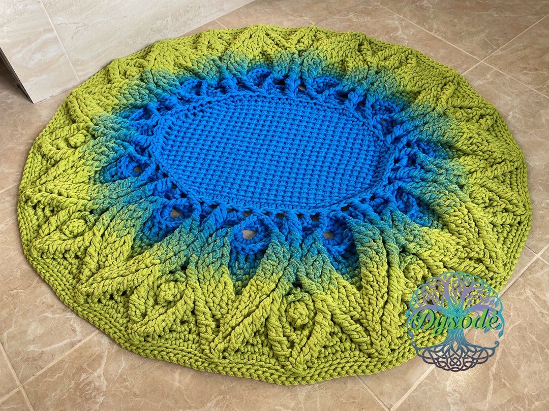 Oval Crochet Bath Mat, Home Decor, Modern Rug, Knitted Rug, Rag Rug, Housewarming Gift