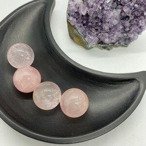 One(1) ROSE QUARTZ sphere, crystal ball (23mm)