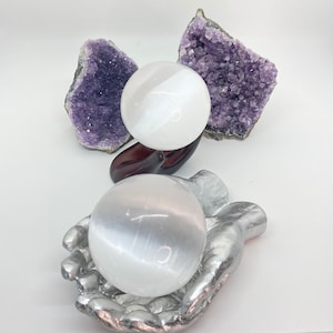 Selenite Crystal Sphere - 60mm (Qty. 1)