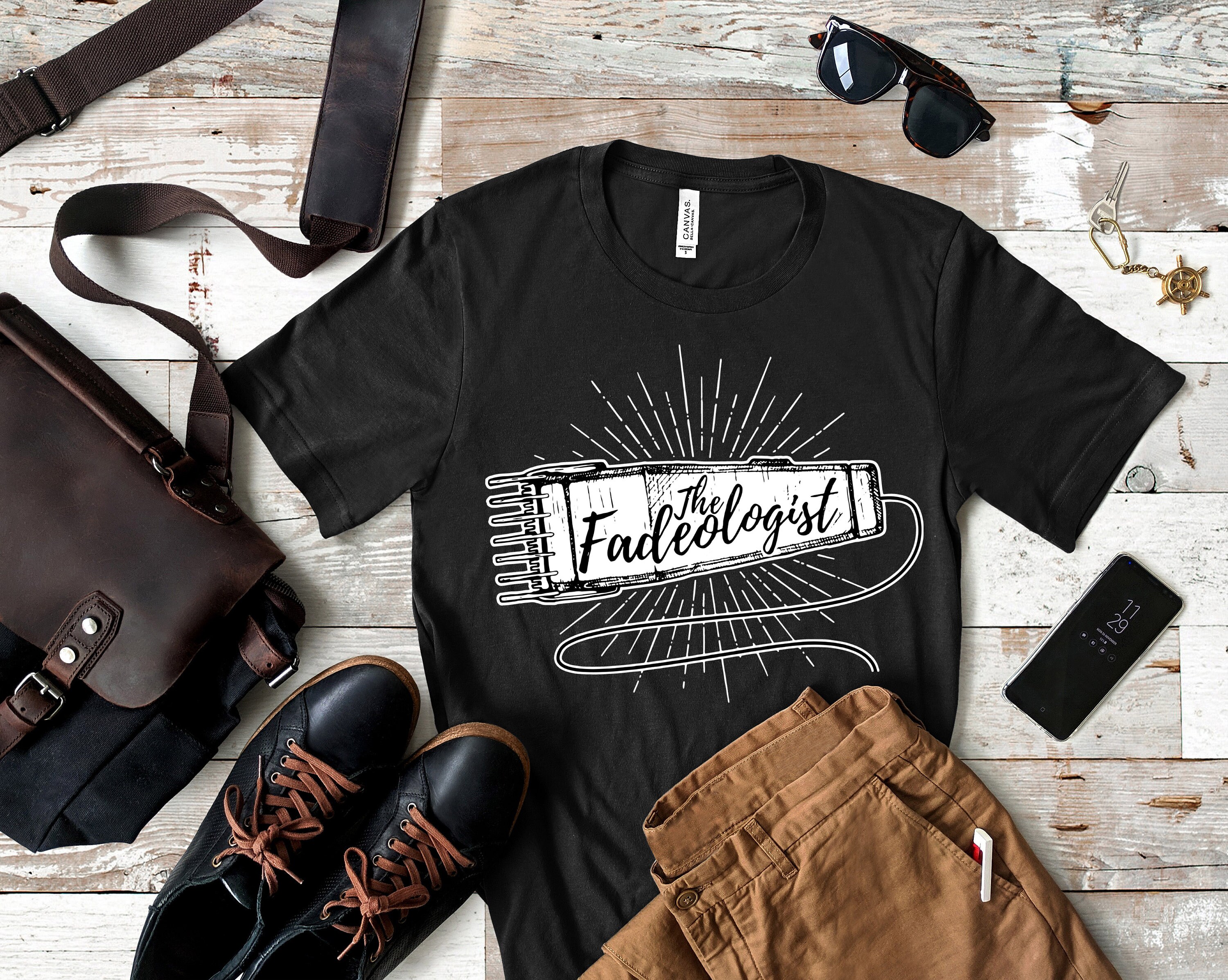 The Fadeologist Barber Tee - Father's Day, Barber T-Shirt, Barber Shirt, Barber Tee, Funny Barber T Shirt, Barber Shop Gift, Barber Gift