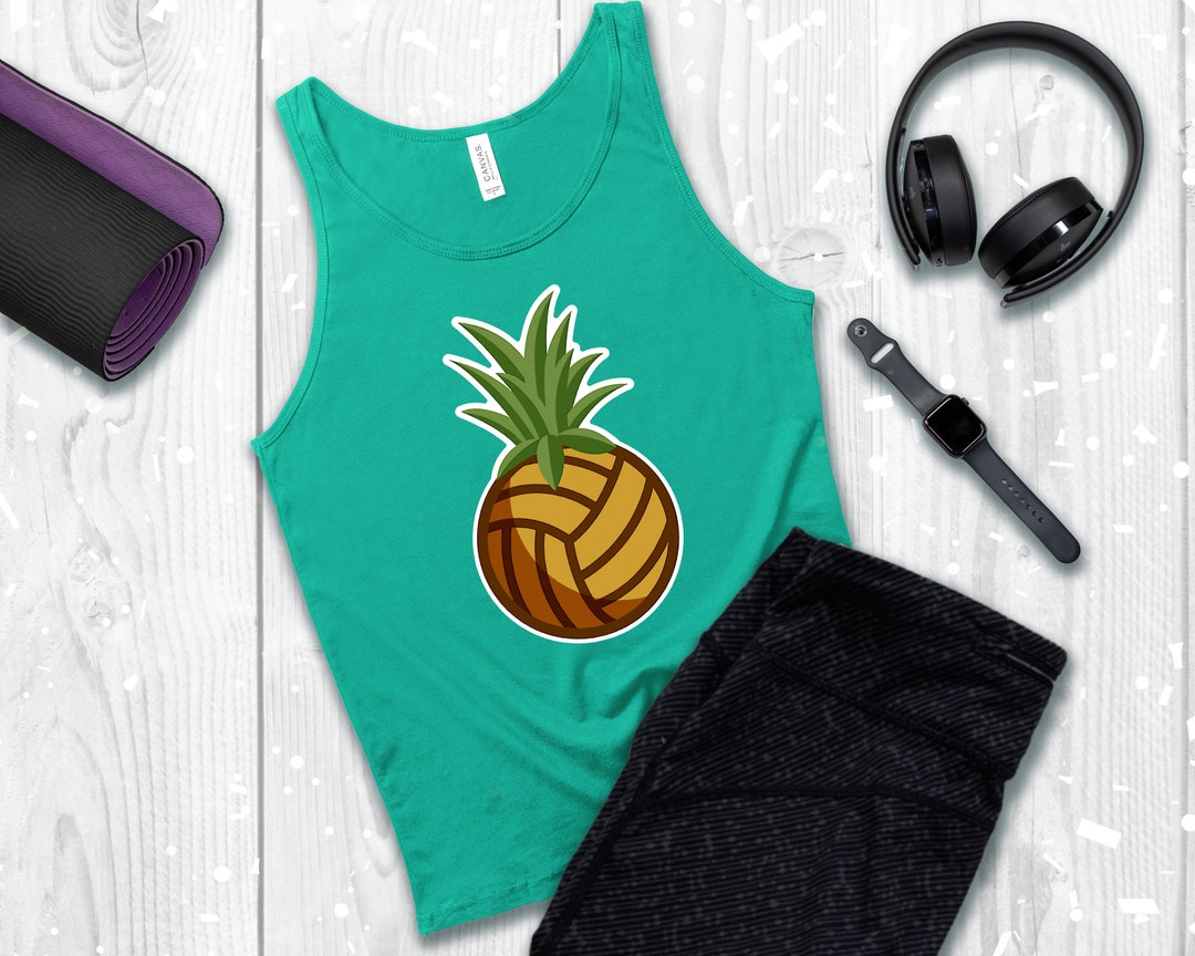 Pineapple Volleyball Tank Varsity Volleyball, College Volleyball, Beach Volleyball, Game Day