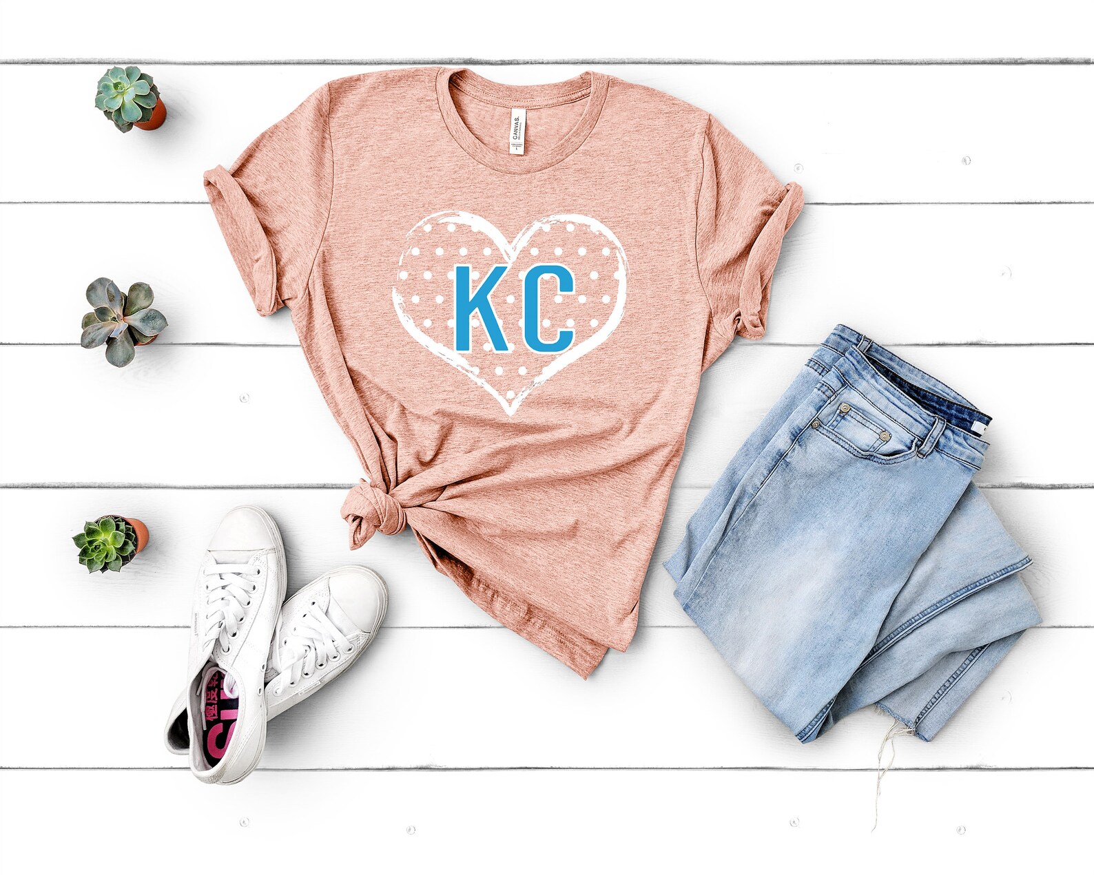 Cool I Love KC Kansas City Novelty T-Shirt