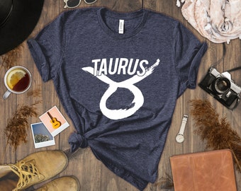 Stier Sternzeichen T-Shirt - Geschenk für Stier, Mai Geburtstag Monat Shirt, Astrologie Sternzeichen Geschenk