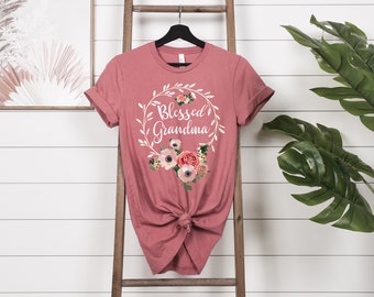 Blessed Grandma, Shirt For Grandma, Southern Grandma Shirt, Grandma Tee, Mimi T-Shirt, Nana, Grammy, Mother's Day Gift, Christmas Gift
