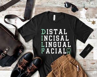DILF Men&#39;s Dentist Tee - Funny Shirt for Dentist, Dental Squad T-Shirt, Dental Student Shirt, Dental Office Shirt, Dentist Hygienist Gift